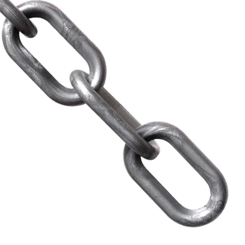 Mr. Chain® Heavy Duty Plastic Barrier Chain, 2" x 100'L, HDPE, Silver