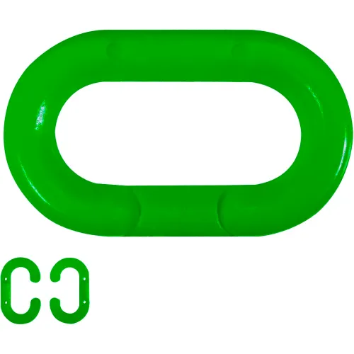 Mr. Chain® Heavy Duty Master Links, 2", Green, Pack of 10