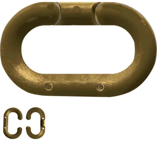 Mr. Chain® Heavy Duty Master Links, 2", Khaki Gold, Pack of 10