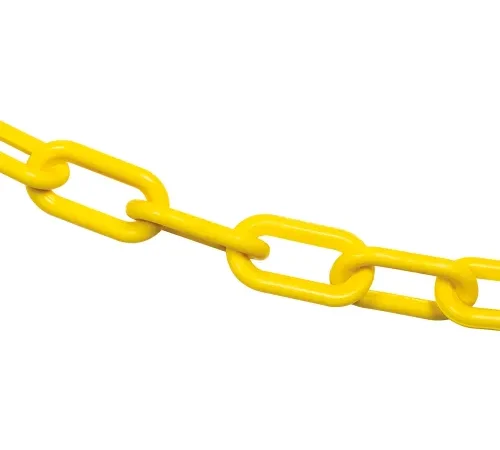 Mr. Chain® EarthMade" Biodegradable Plastic Safety Chain, 2" x 100'L, Yellow