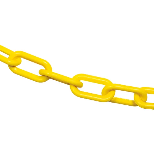 Mr. Chain® EarthMade" Biodegradable Plastic Safety Chain, 2" x 25'L, Yellow
