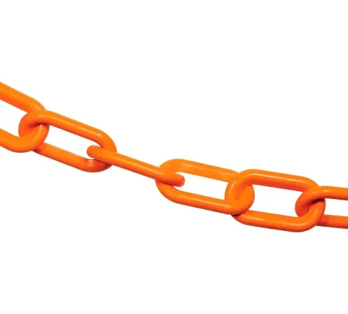 Mr. Chain® EarthMade" Biodegradable Plastic Safety Chain, 2" x 50'L, Safety Orange