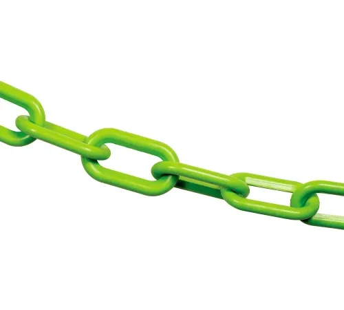 Mr. Chain® EarthMade" Biodegradable Plastic Safety Chain, 2" x 100'L, Safety Green