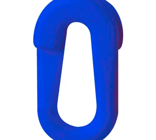 Mr Chain® EarthMade" Biodegradable Connecting 2" Link, Blue, Pack of 10