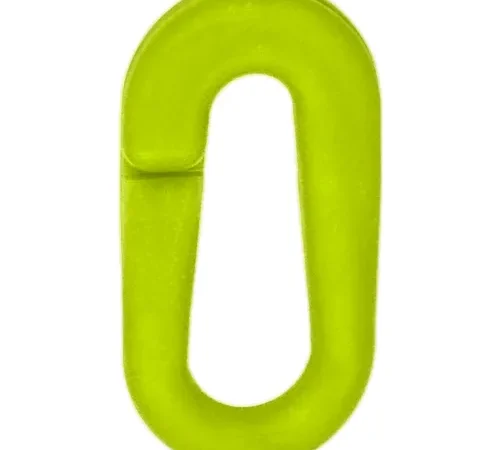 Mr Chain® EarthMade" Biodegradable Connecting 2" Link, Safety Green, Pack of 10