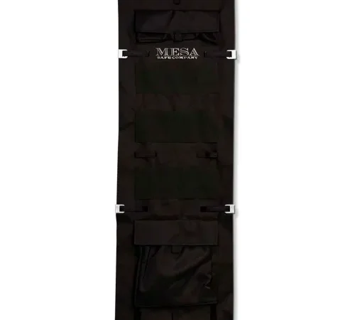 Mesa Safe Pocket Door Organizer PDO22 - For Mesa MBF5922 Gun Safes, 18-3/8"W x 53-3/8"H, Black