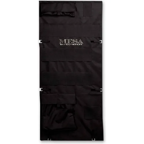 Mesa Safe Pocket Door Organizer PDO32 - For Mesa MBF6032 Gun Safes, 26-1/2"W x 21-3/8"H, Black