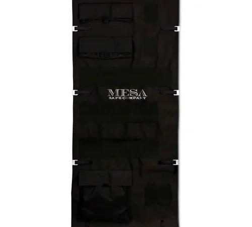 Mesa Safe Pocket Door Organizer PDO36 - For Mesa MBF7236 Gun Safes, 28-1/2"W x 61-1/2"H, Black