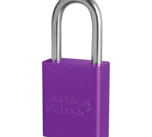 American Lock® S1106PRP Aluminum Safety Padlock, 1-1/2"W x 1-1/2"H Shackle, Purple