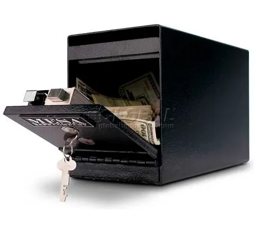 Mesa Safe B-Rate Undercounter Safe Cabinet MUC2K Dual Key Lock, 6"W x 12-3/4"D x 8"H