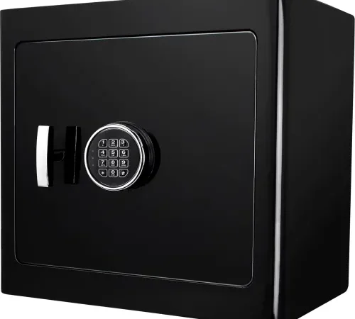Barska? Keypad Jewelry Safe, 18"W x 14"D x 17-1/2"H, Black