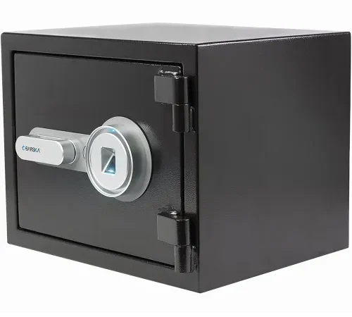Barska® Compact Biometric Fire Resistant Security Safe, 11-13/16"W x 15"D x 11-13/16"H, Black