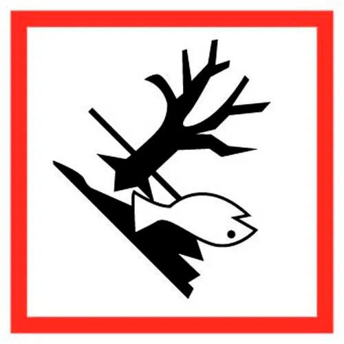 NMC GHS2074ALV2, Dangerous For Environment GHS Label, Vinyl, 4" x 4", 250/ROLL