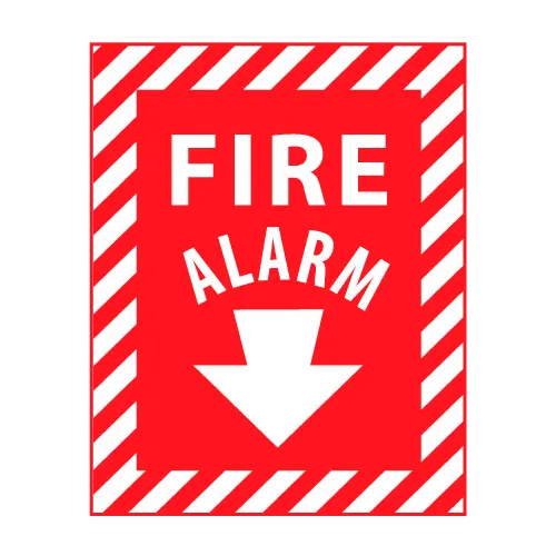 Fire Safety Sign - Fire Alarm - Aluminum