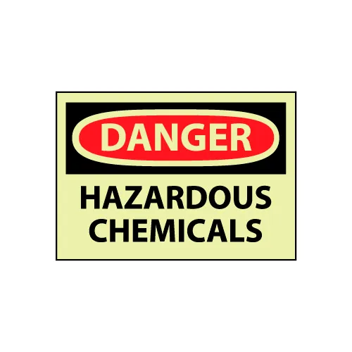 Glow Danger Vinyl - Hazardous Chemicals