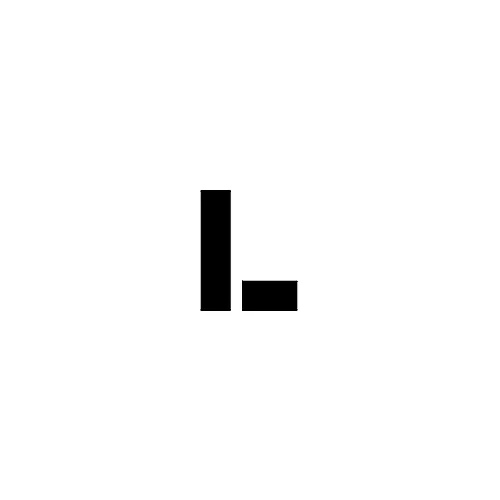 Individual Character Stencil 12" - Letter L