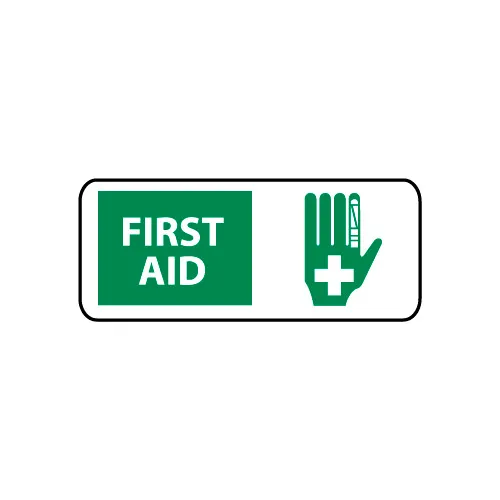 Pictorial OSHA Sign - Plastic - First Aid