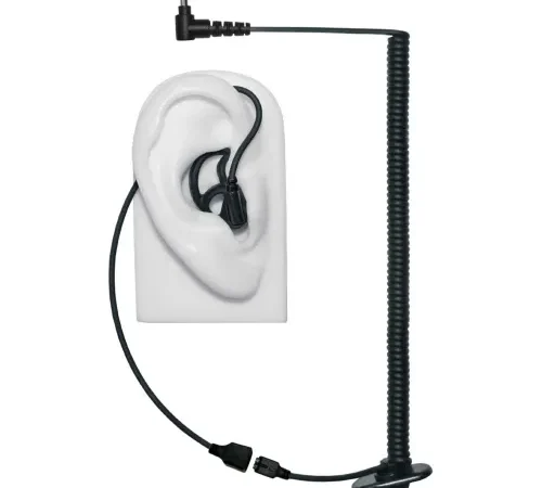 Earphone Connection Micro Sound EP-MS1A-B Earpiece, 1A Tubeless, Listen Only, 3.5mm, Black