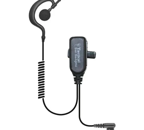 Ear Phone Connection The Falcon Lapel Microphone With Soft Ear Hook for Motorola Radios, EP303