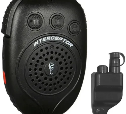 Ear Phone Connection Interceptor Bluetooth Speaker Microphone for Harris Radios, Interceptor 28