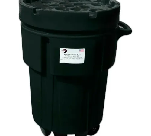 Black Diamond 95-Gal Wheeled Poly-Spillpack, Universal, Black