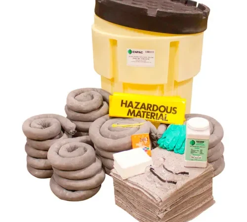 ENPAC 95 Gallon SpillPack Spill Kit, Universal, Easy-Off Lid, Yellow, 1490-YE