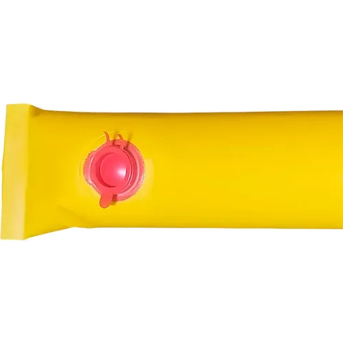 Enpac® Water-Filled Spill & Flood Barrier, 22 oz. PVC, 10'L x 1/2'W x 6"H, Yellow