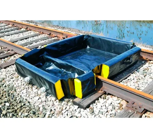 ENPAC Stinger Rail Berm, 48" x 72" x 12", Black, 48-RSB-FS