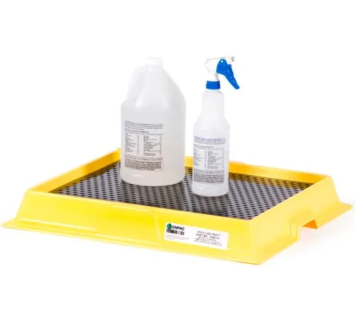 ENPAC? 5248-YE Poly-Labtray" - 25-1/2"L x 22"W - 2.5 Gallon Capacity
