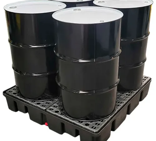 ENPAC Black Diamond Drum Spillpallet 5400-BD-D with Drain - 2000 Lb. Cap.