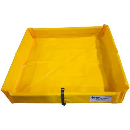 ENPAC Folding Duck Pond Mini-Berm Containment, 2' x 2' x 6'', 5622-YE-F