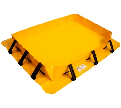 ENPAC Stinger Yellow Jacket" Containment Berm Fuel & Chemical Resistant 6'L X 6'W X 8"H