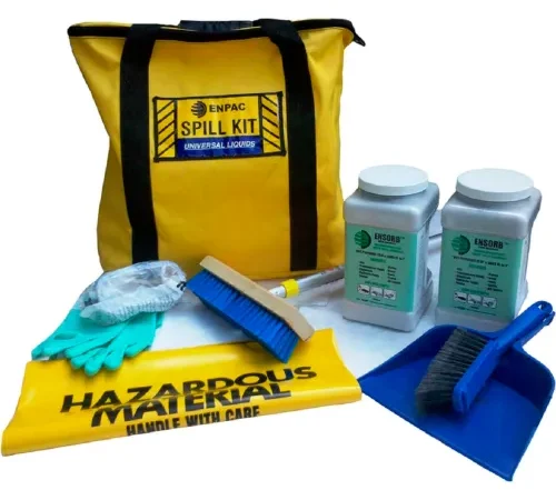 ENPAC? ENSORB? Super Absorbent Spill Kit - Chem/Hazmat, Water Resistant Bag, ENP D710