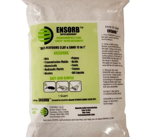 ENPAC® ENSORB® Super Absorbent, 1 Quart Zip-Seal Bags, Case of 12