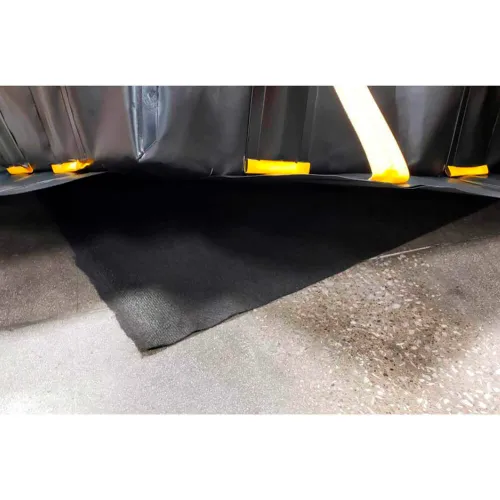 Black Diamond Ground Pad For Containment Berm", 12'L x 20'W, Black