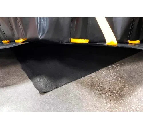 Black Diamond Ground Pad For Containment Berm", 12'L x 60'W, Black