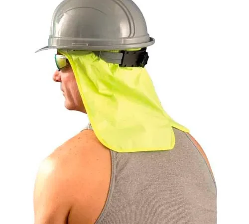 OccuNomix Hard Hat Sweatband w/Neck Shade Yellow, 971-HVY