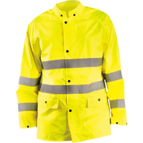 OccuNomix Breathable Rain Jacket Class 3 Hi-Vis Yellow 3XL, LUX-TRJKT-Y3X