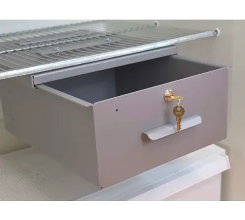 Omnimed 183035 Large Aluminum Refrigerator Lock Box with Keyed Alike Lock
