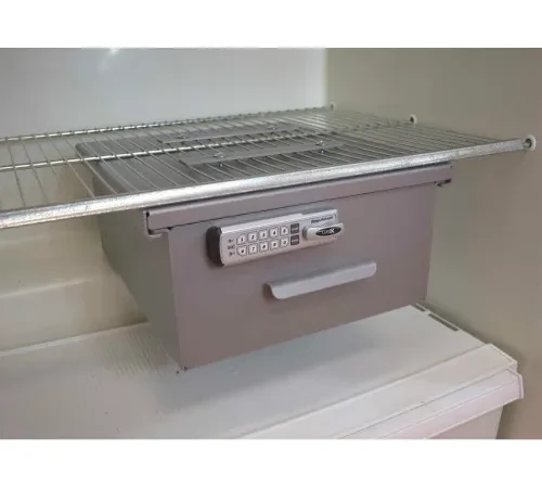 Omnimed 183036 Large Aluminum Refrigerator Lock Box with E-Lock
