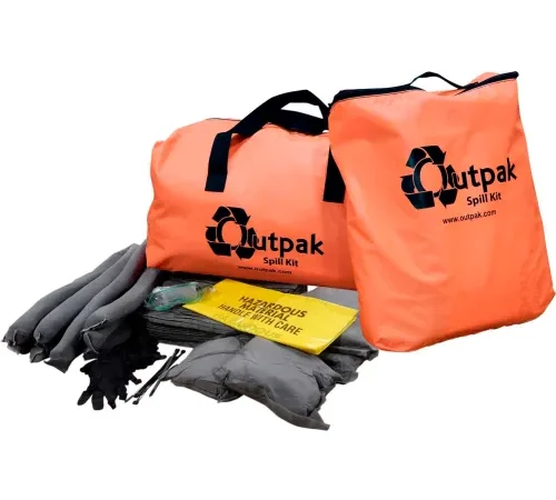 Outpak Washout Universal 5 Gal Spill Kit includes Bag, Hazard Waste Poly Bag & Tag, 5 Kits Per Box