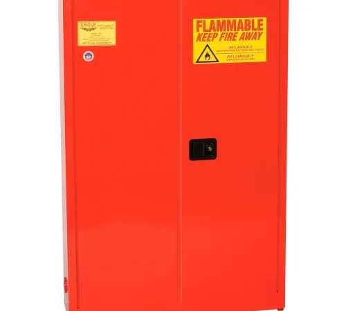 Eagle Paint/Ink Safety Cabinet with Manual Close - 30 Gallon Red