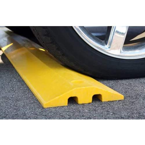 Plastics R Unique Speed Bump with Cable Protection & Hardware,Yellow, 96''L - Image 3