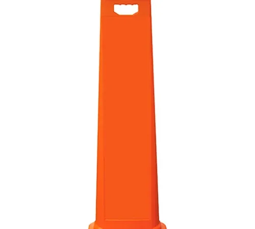 Plasticade 4100-O Vertical Panel Channelizer W/ Oversized Handle, Orange