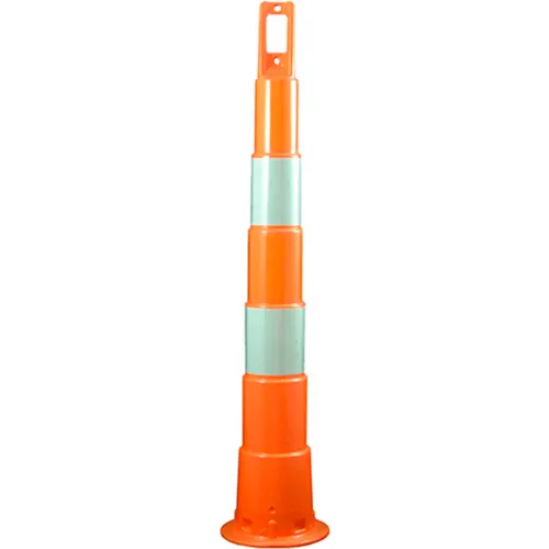 Plasticade Navicade 42" Plastic Channelizing Orange Cone, 4 6" Engineer Grade Sheeting Bands