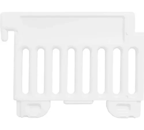 Plasticade CSP-SW38-W Strongwall ADA Compliant Plastic Barricade, White, 38"H, Interlocking
