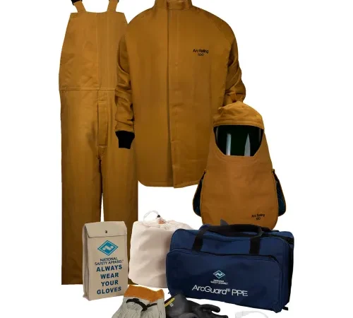 Enespro ArcGuard KIT4SC1002X08 100 cal/cm2 Arc Flash Kit, 2XL, Glove Size 08