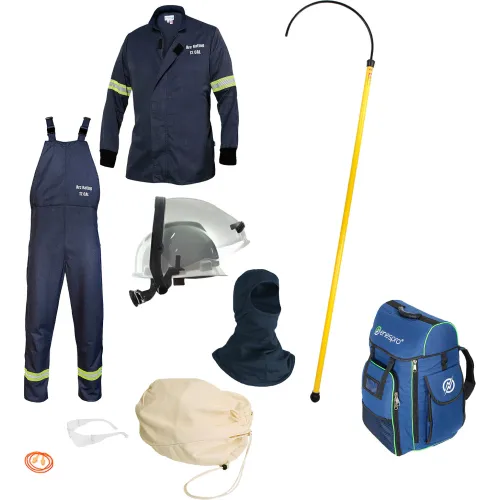 Enespro EV Airlite Jacket/Bib Kit, 12 cal/cm, Rescue Hook, No Gloves, 3XL