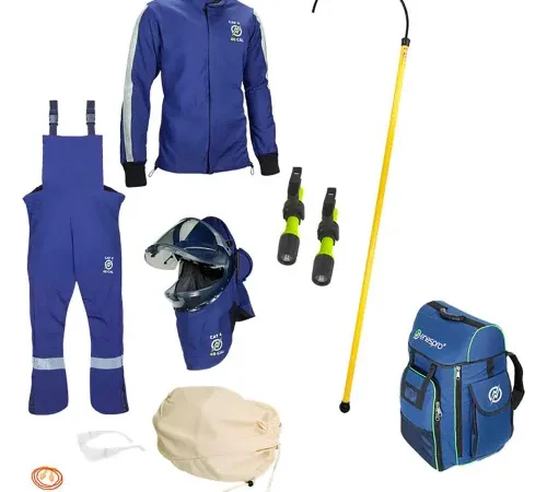 Enespro EV AGP Jacket/Bib Kit, 40 cal/cm, Rescue Hook, No Gloves, S