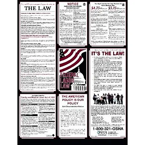 Federal Labor Law Poster-English